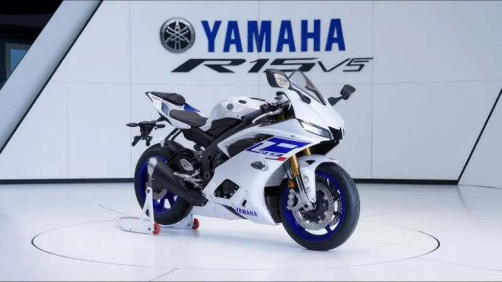 Yamaha R15 V5 2025 Launched in India: 69kmpl Mileage, New LED Projector & Advanced Safety Tech